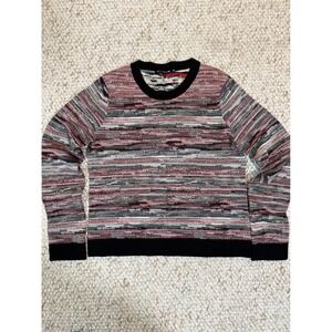 Rag‎ Bone Jean Multicolor Striped Merino Wool Blend Sweater Size M